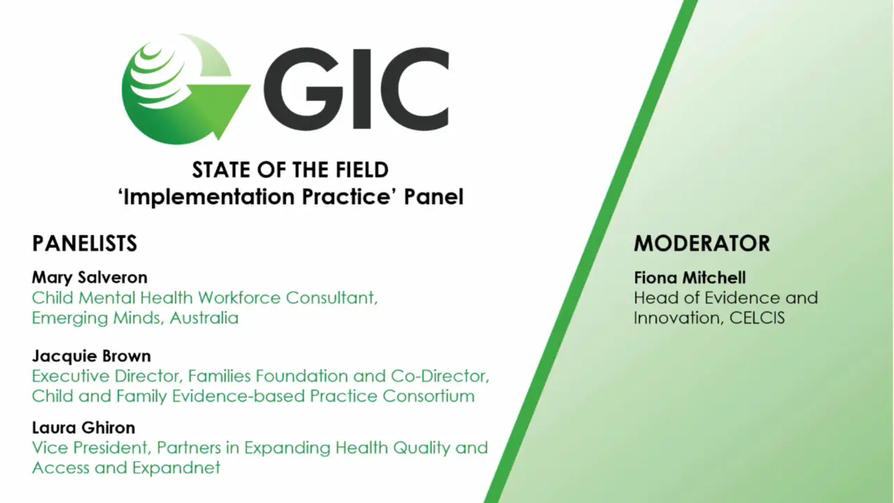 GIC 2019: Plenary – State of the Field – Implementation practice