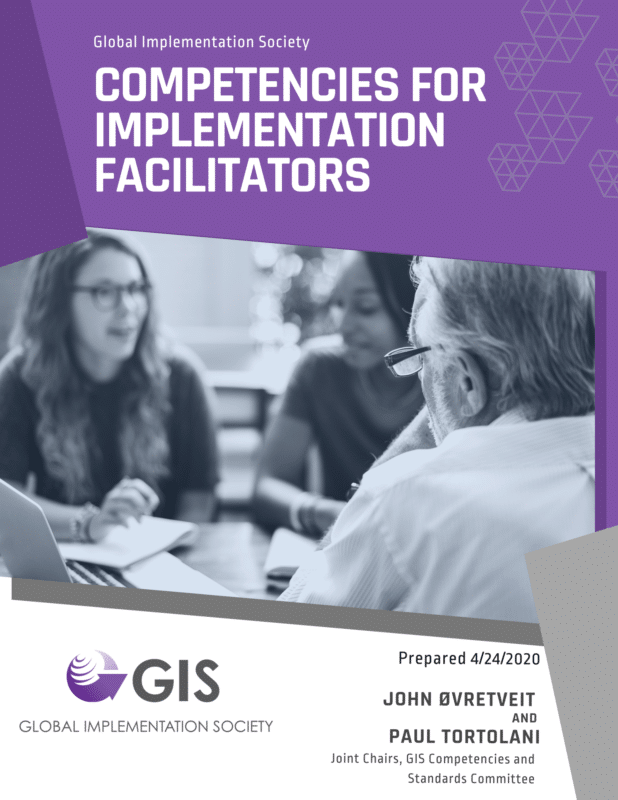 Competencies for Implementation Facilitators