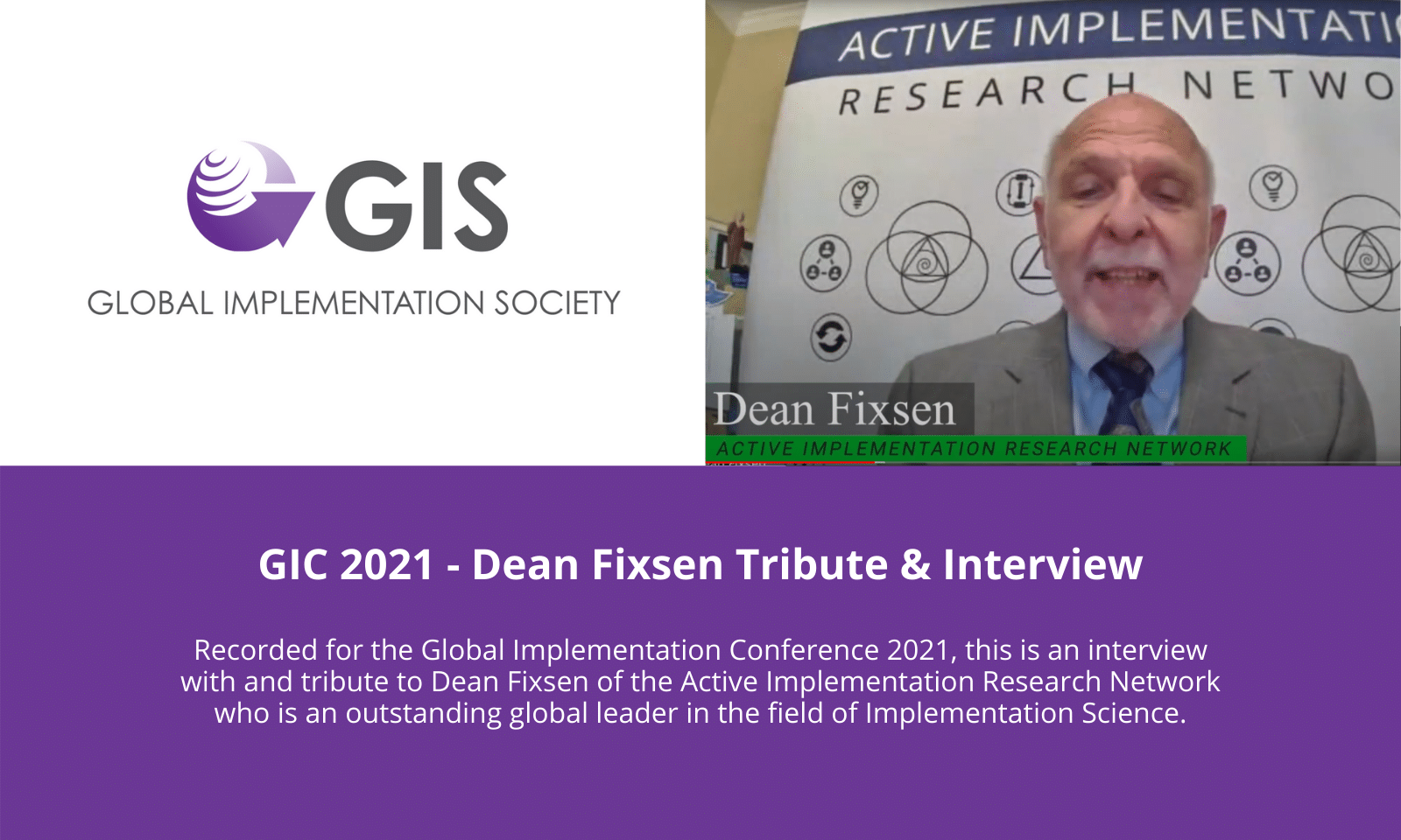 GIC 2021 Dean Fixsen Tribute & Interview